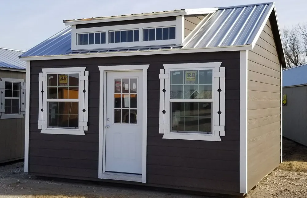Wolf Valley Office Shed with windows and entry door