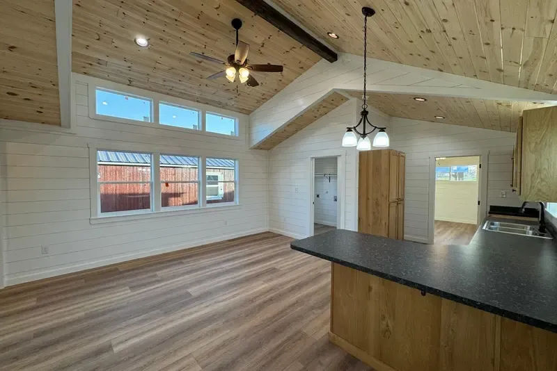 Finished Wolf Valley tiny home interior